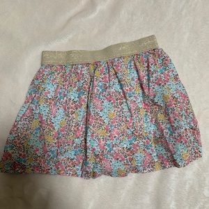 Toddler floral skort
